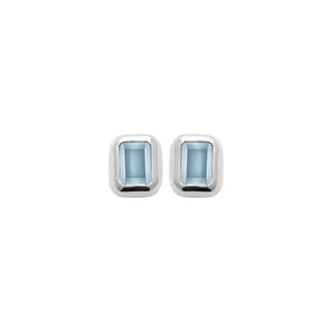 Boucles d'oreilles zirconiums bleu 682-2268