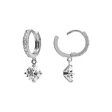 Boucles d'oreilles créoles en argent