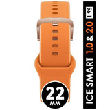 Bracelet Persimmon Orange Rosegold pour Ice Smart 22mm