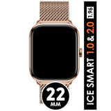 Bracelet Métallique Milanais Rosegold pour Ice Smart 22mm