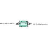 Bracelet en argent + oxyde bleu-vert 645-2217