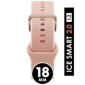 Bracelet silicone nude pink/rose gold ice smart 2.0 18mm