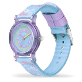 Ice learning light blue rainbow