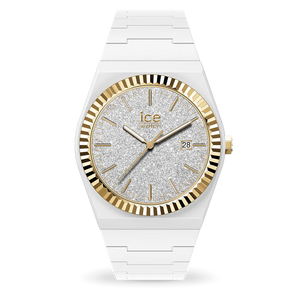 ICE power White glitter gold