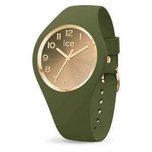 Ice Sunset olive green