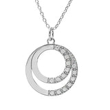 Collier cercles en argent à graver 654z2325