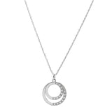 Collier cercles en argent à graver 654z2325