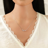 Collier en argent et zirconiums 654z2286