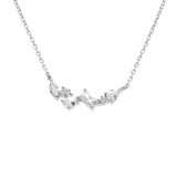 Collier en argent et zirconiums 654z2286