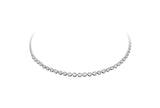 Collier en argent et zirconiums 654Z2376