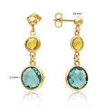 Boucles d'oreilles en vermeil 681v265