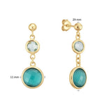 Boucles d'oreilles en vermeil 681v264