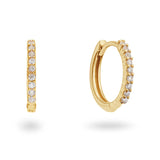Boucles créoles en vermeil 680v74