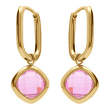 Boucles d'oreilles en acier doré 880J1724