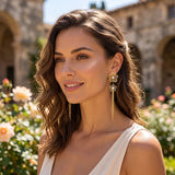 Boucles d'oreilles en acier doré 880J1726