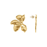 Boucles en acier doré 880J1640
