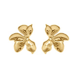 Boucles en acier doré 880J1640