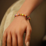 Bracelet acier doré 844-16