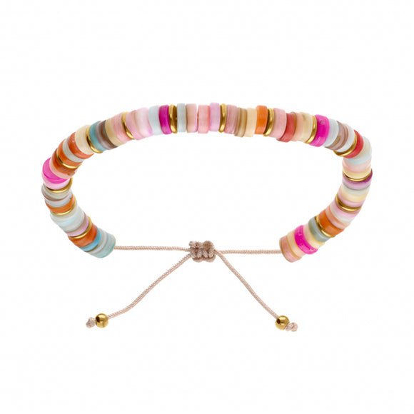 Bracelet acier doré 844-16
