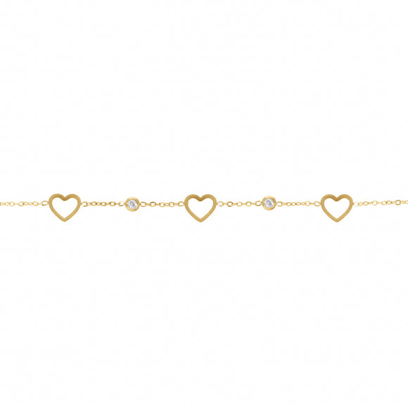 Bracelet acier doré 840j1019