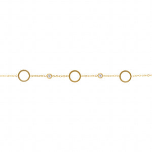 Bracelet acier doré 840j1017