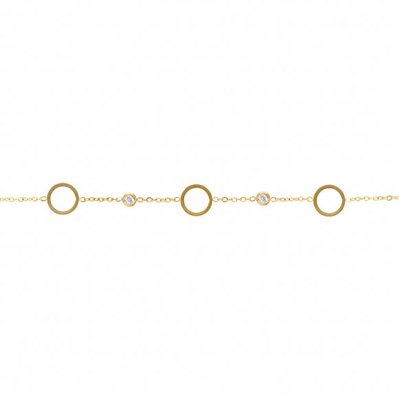 Bracelet acier doré 840j1017