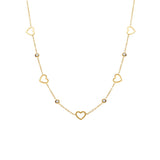 Collier en acier doré 850J781