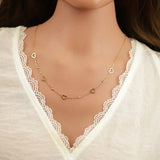 Collier en acier doré 850J781