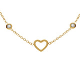 Collier en acier doré 850J781