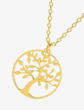 Collier Arbre de vie Plaqué or 755-535