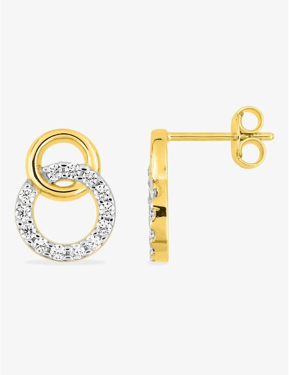 Boucles d'oreilles en plaqué or 784-749