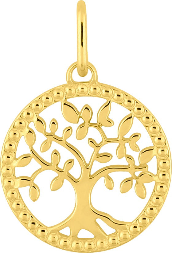 Médaille arbre de vie en plaqué or