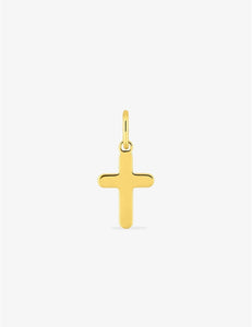 Pendentif croix en plaqué or 762-132