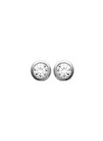 Boucles zirconiums sertis clos 3 mm