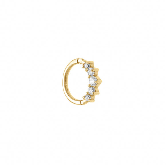 Piercing en acier doré 892-102