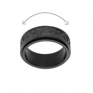 Bague en acier anti-stress motif  810-753