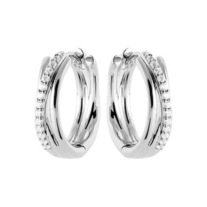 Boucles créoles argent 680-1281