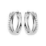 Boucles créoles argent 680-1281