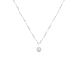 Pendentif en argent + zirconium 664-279