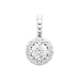 Pendentif en argent + zirconium 664-279