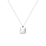 Pendentif plaque en argent 660-1513