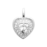 Pendentif Coeur en zirconiums 664-281