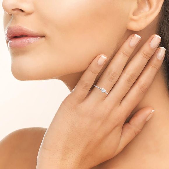 Bague coeur en Argent 611-3973