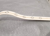 Bracelet coeur en or 18 ct bicolore 342-168