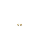 Boucles boules 3mm plaqué or 784-733