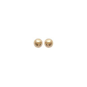 Boucles boules 3mm plaqué or 784-733