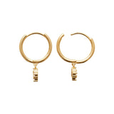 Boucles créoles plaqué or 780-554