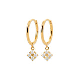 Boucles créoles plaqué or 780-554