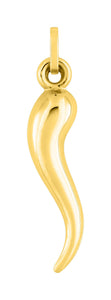 Pendentif corne d’abondance (ou piment de Sicile) en or 18ct 360-354