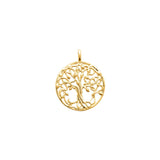 Pendentif arbre de vie en plaqué or 763-88